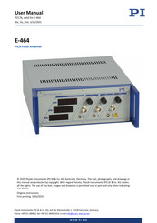 PI E-464 User Manual