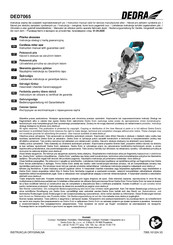 DEDRA DED7065 Instruction Manual And Guarantee