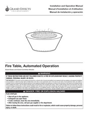 GRAND EFFECTS Grand Corinthian Installation And Operation Manual