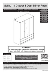 Argos Malibu 791/9314 Assembly Instructions Manual