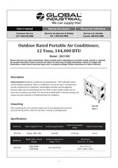 Global Industrial 293119R User Manual
