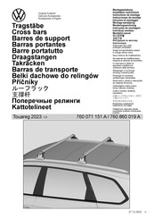 Volkswagen 760 860 019 A Installation Instructions Manual