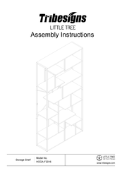 Tribesigns LITTLE TREE HOGA-F2016 Assembly Instructions Manual