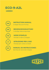 Refco 4688853 Instruction Manual