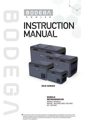 BODEGA MCD25D Instruction Manual