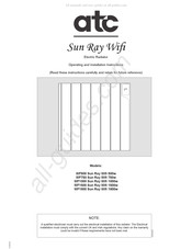 ATC Sun Ray Wifi WF1000 Operating And Installation Instructions