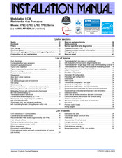 Johnson Controls CP9C Series Installation Manual