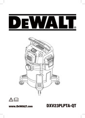 DeWalt DXV23PLPTA-QT Original Instructions Manual