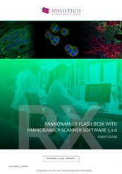 3DHISTECH PANNORAMIC FLASH DESK User Manual