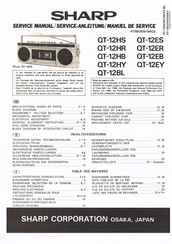 Sharp QT-12EB Service Manual