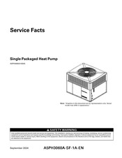 Trane A5PH3060A1 Service Facts