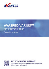 Avantes AvaSpec-NIR256/512-1.7-EVO Operation Manual