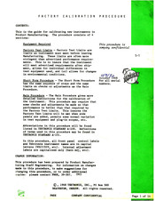 Tektronix S-1 Calibration Procedure