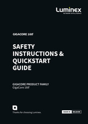 Luminex GIGACORE 16tf Quick Start Manual