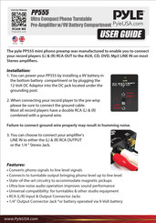 Pyle PP555 User Manual
