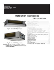 Carrier 45MBDAQ18XA3 Installation Instructions Manual