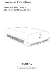 Global Breezonic Performance Plus Operating Instructions Manual