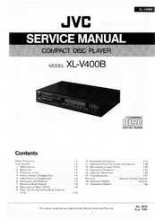 JVC XL-V400B Service Manual