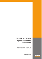 Case CX210B Operator's Manual