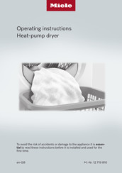 Miele TSD 643 WP Operating Instructions Manual