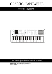 Classic Cantabile MINI 37 User Manual