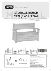 Keter 227L / 60 US GAL User Manual