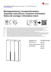 Rauch AW245.0LL1 Assembly Instructions Manual
