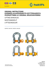 Haklift SAKSLBP Original Instructions Manual