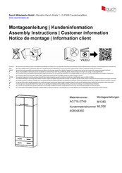 Rauch AG716.07N9 Assembly Instructions Manual