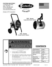 Fostoria SUN-MITE FES-0924-1C Manual