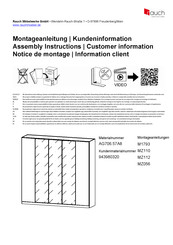 Rauch AG706.57A8 Assembly Instructions Manual