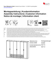 Rauch AG532.42M8 Assembly Instructions Manual