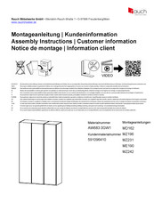 Rauch AW683.0GW1 Assembly Instructions Manual