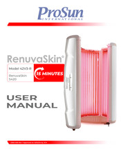 ProSun RenuvaSkin S420 User Manual