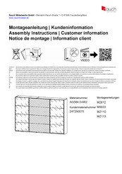 Rauch AG584.0VW2 Assembly Instructions Manual