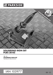 Parkside 103977 Operating And Safety Instructions Manual