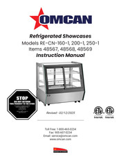 Omcan RE-CN-160-1 Instruction Manual