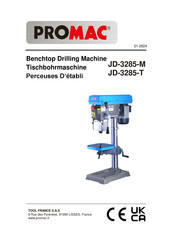 Promac JD-3285-M Operating Instructions Manual