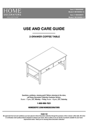 Home Decorators Collection SK19345G1-V Use And Care Manual