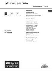 Hotpoint Ariston BD 2420 S/HA Operating Instructions Manual