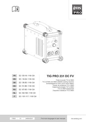 ims PRO TIG PRO 231 DC FV User Manual