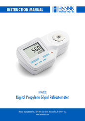 Hanna Instruments HI 96832 Instruction Manual
