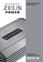 Hifonics ZEUS POWER ZXR700/2E User Manual