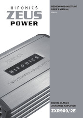 Hifonics ZEUS POWER ZXR900/2E User Manual