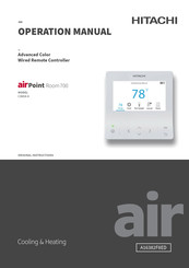 Hitachi airPoint Room 700 CIW04-H Operation Manual