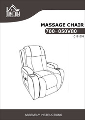 HOMCOM 700-050V80 Assembly Instructions Manual