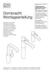 Dornbracht IMO 33526671-06 Installation Instructions Manual