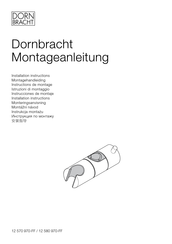 Dornbracht 12580970-00 Installation Instructions Manual