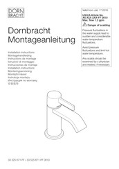 Dornbracht IMO 33 525 671 Series Installation Instructions Manual