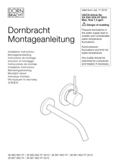 Dornbracht Meta 36 867 662 Series Installation Instructions Manual